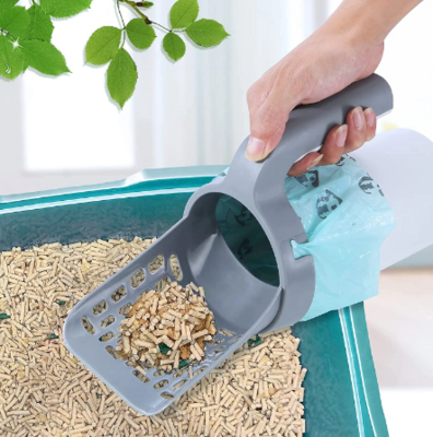 Cat Litter Shovel Gadget with Garbage Bags