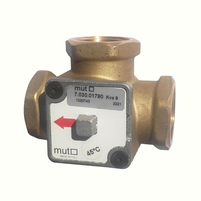 MUT TM3000 45° 3-ceļu termostatiskais vārsts