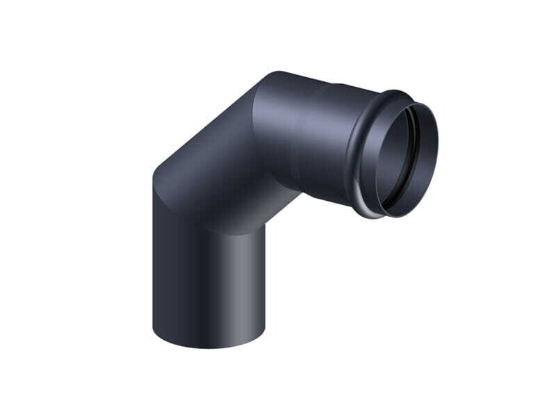 Chimney  Flue bend ⌀80 90°