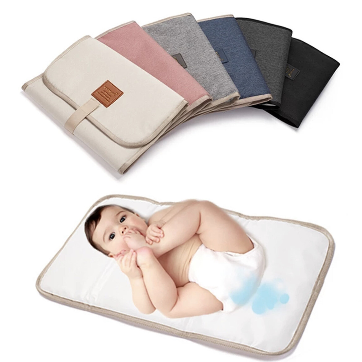 Foldable Waterproof Baby Diaper Changing Pad