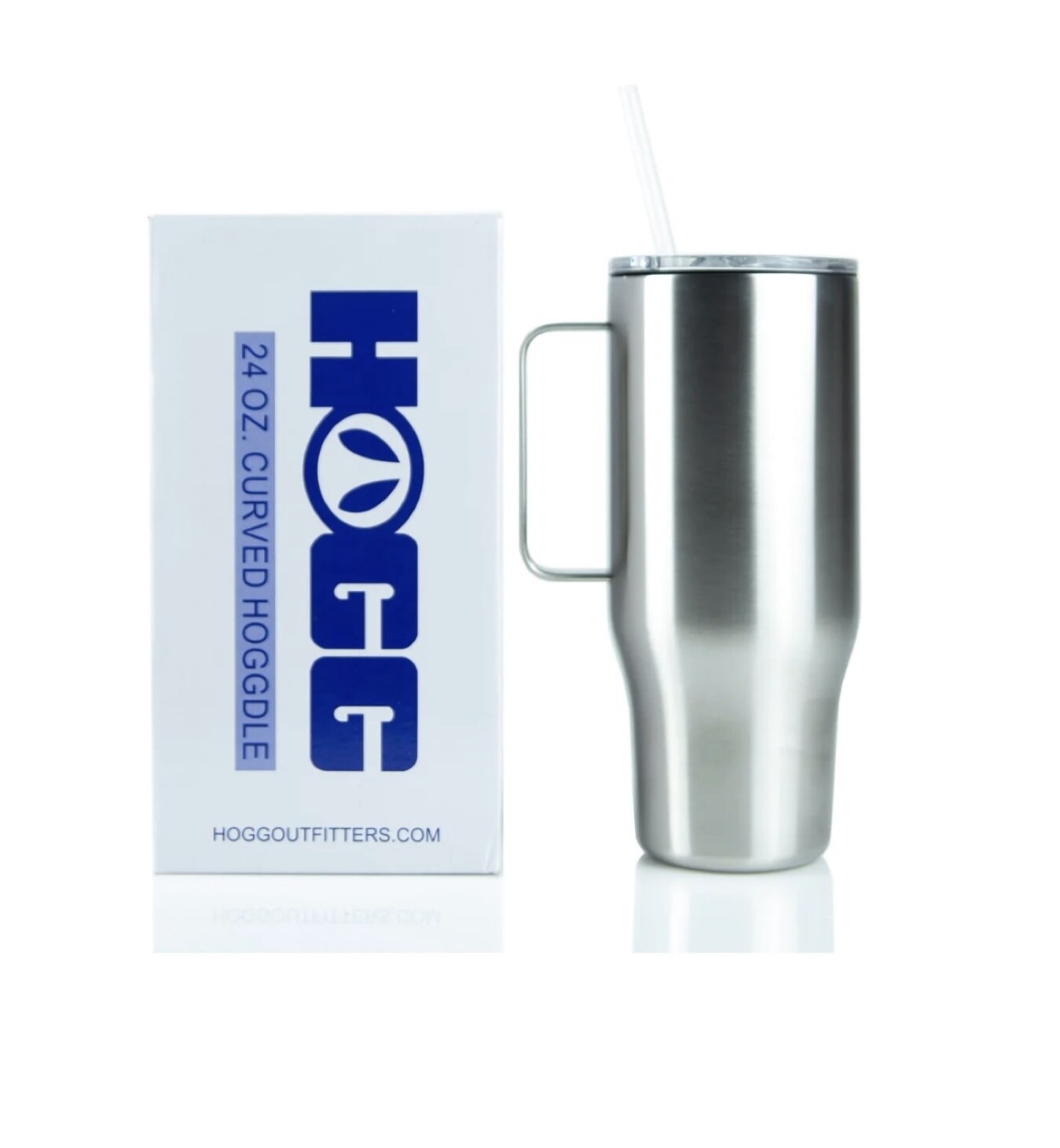 24oz Curved Tumbler with handle