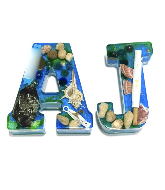 Personalized large letter keepsakes