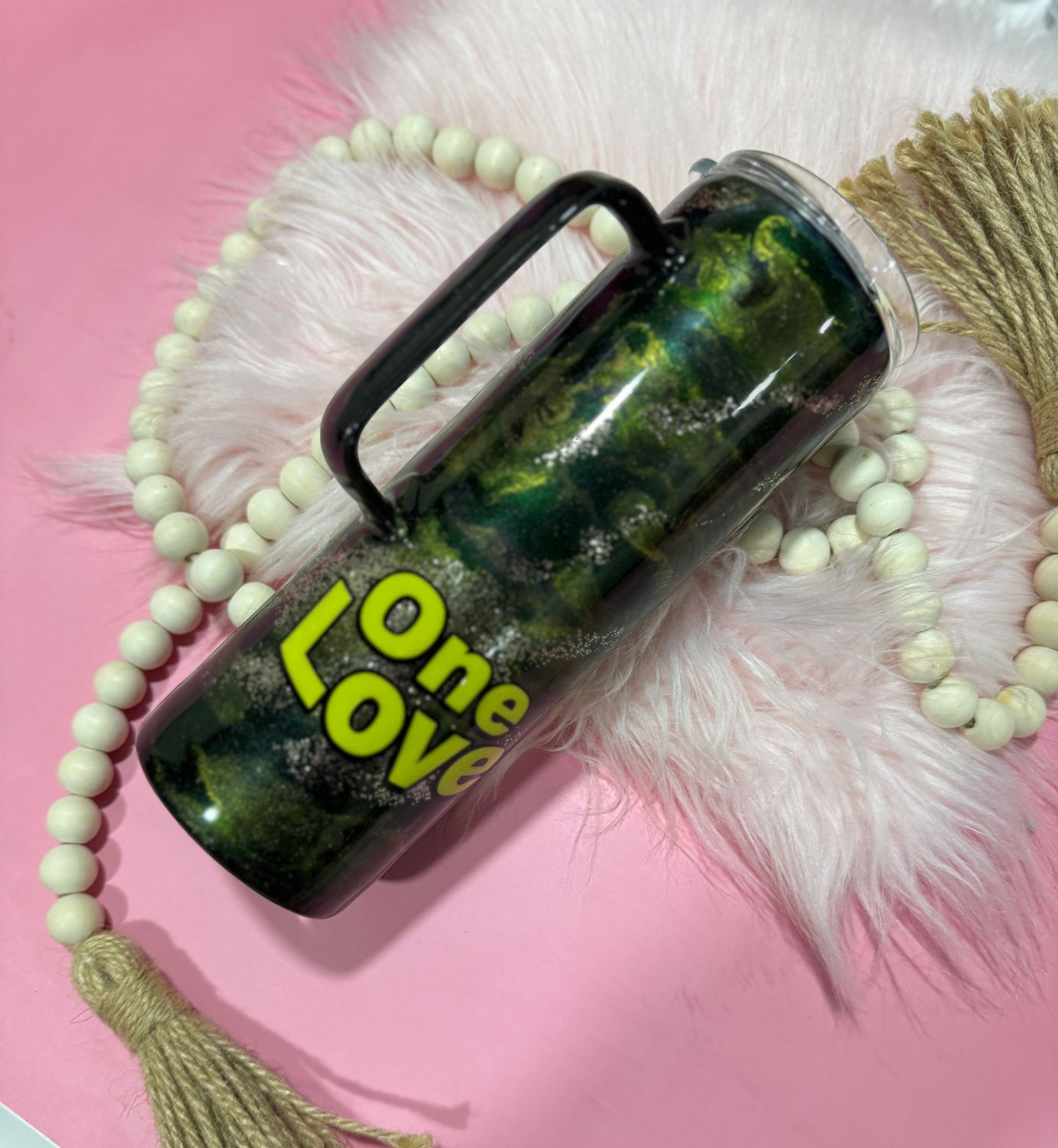 Jamaican inspired One love Tumbler