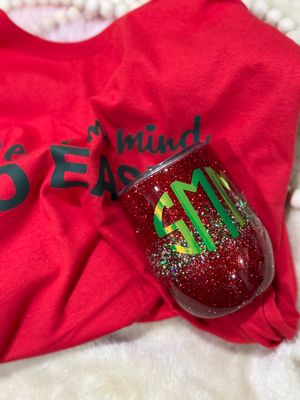 SMM T-shirt/wine tumbler combo