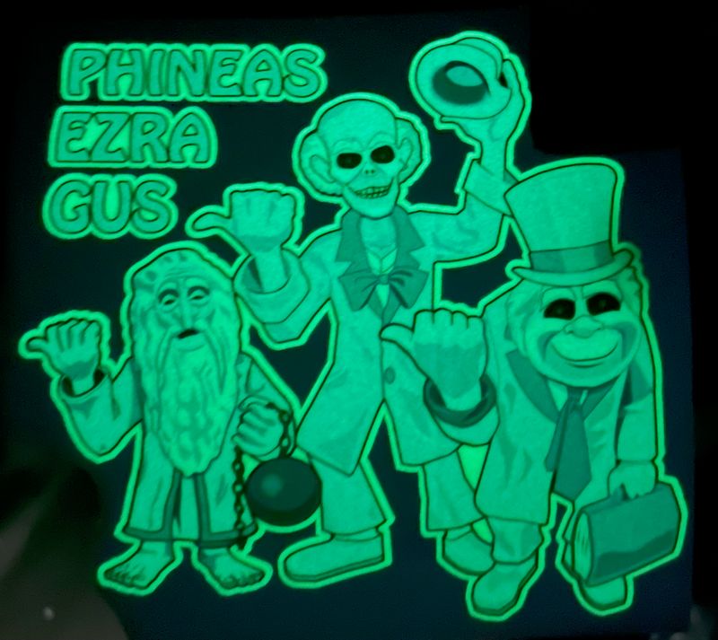 Hitch-hiking Ghosts -  Glow In The Dark Decal