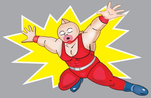 Kinnikuman aka MuscleMan - Decal