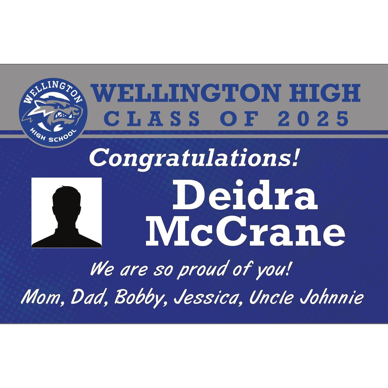 Wellington HS Sign 3