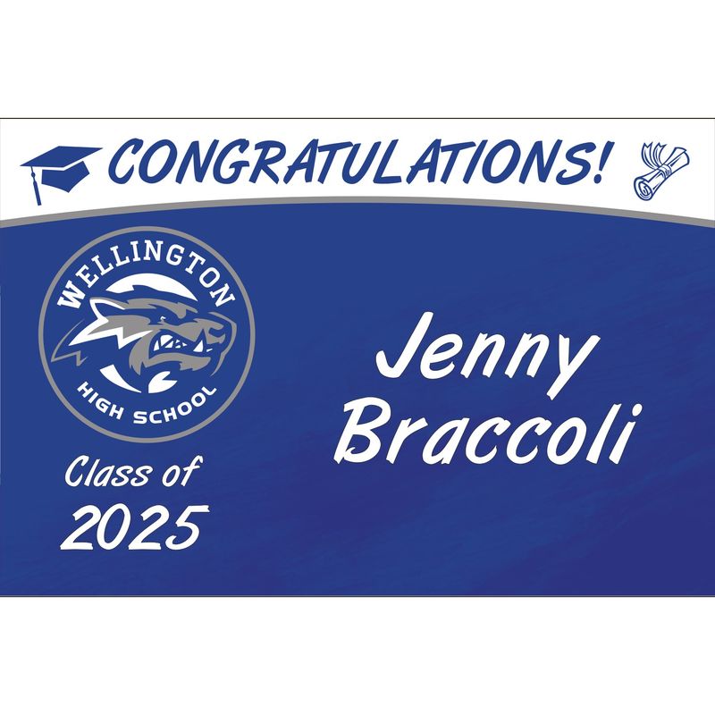 Wellington HS sign 1