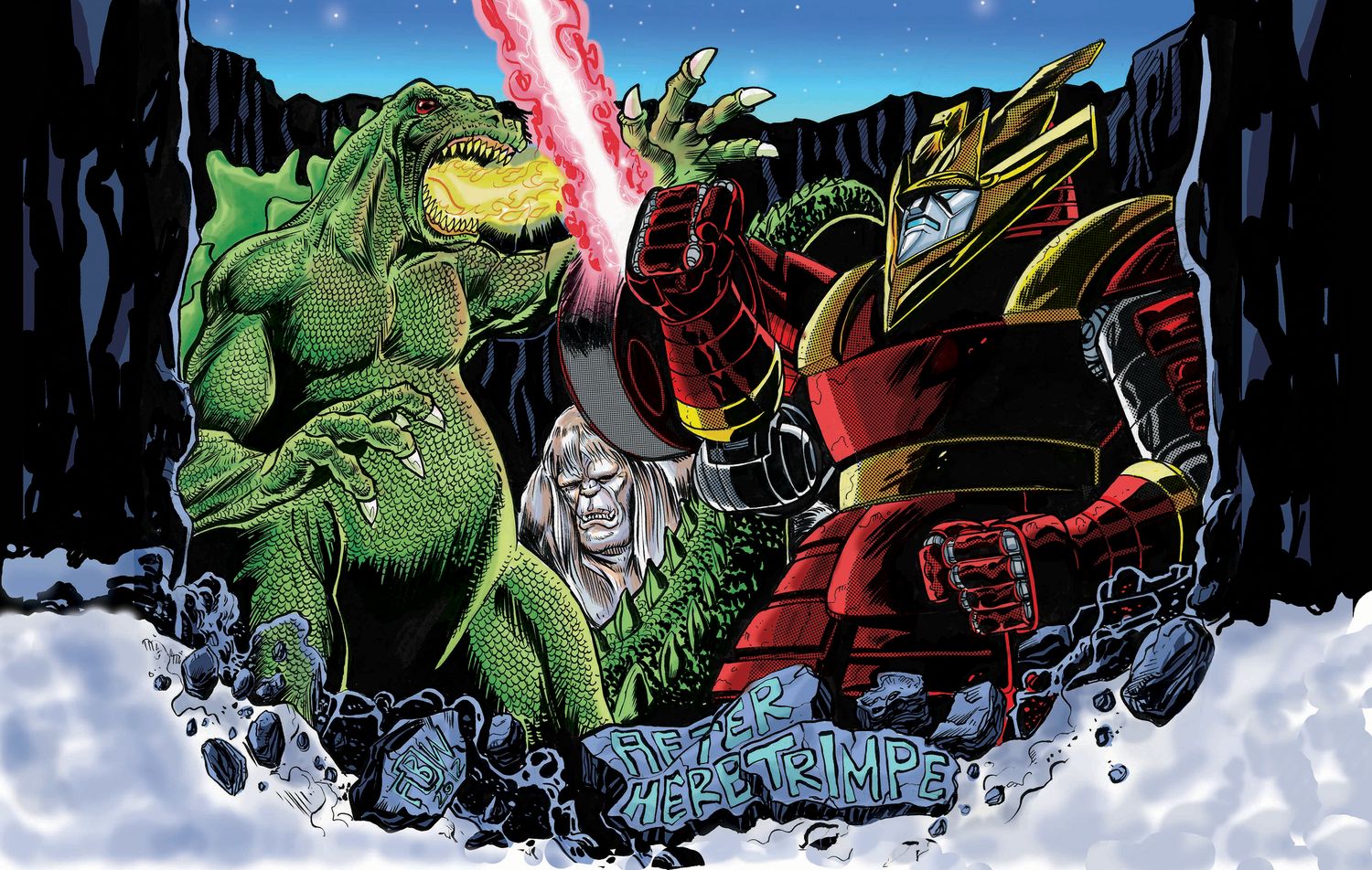 Godzilla Vs Red Ronin