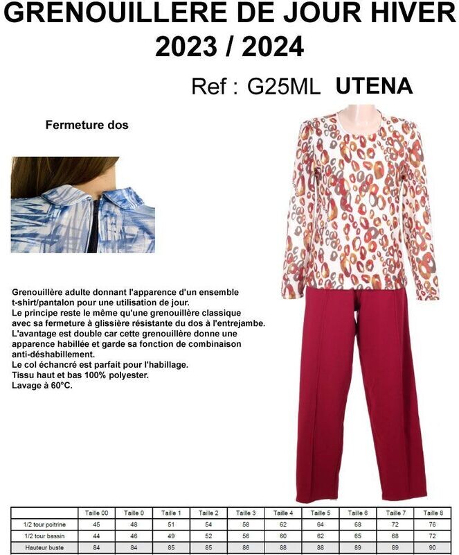 GF25 grenouillères jour hiver 2023/2024