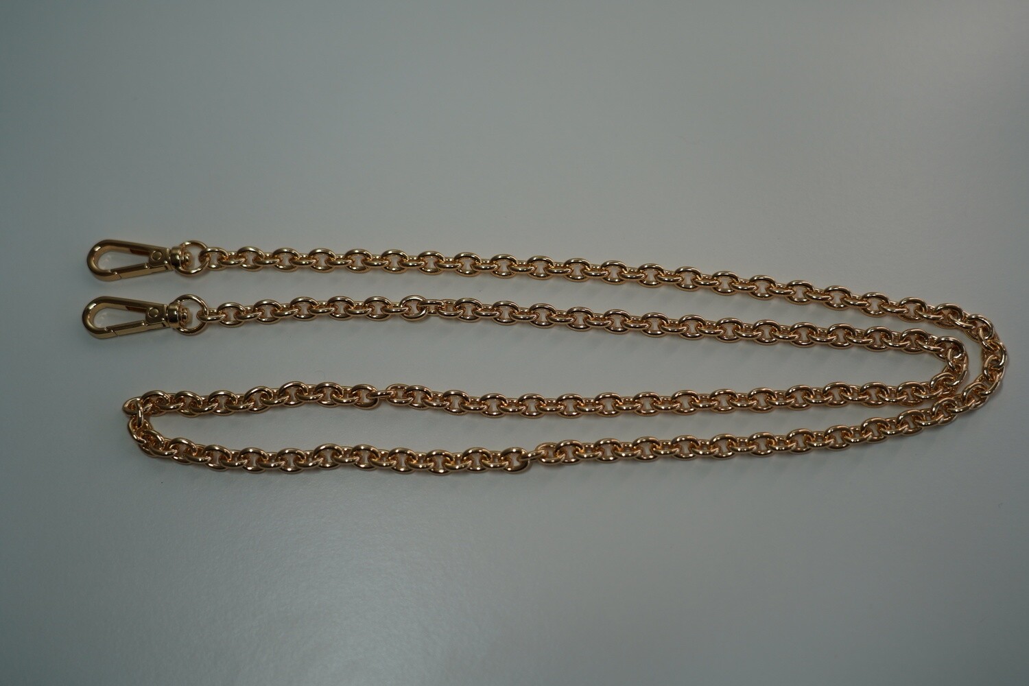 Taschenkette Metall GOLD mit Karabiner, 100 cm