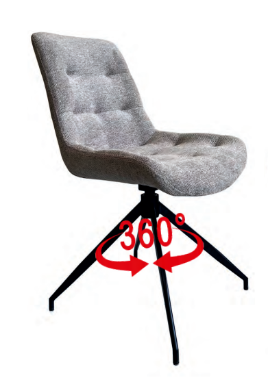 Ella eetkamestoel | Draaibaar | Diverse kleuren