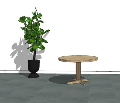 Eettafel Bunde | Diverse maatvoering