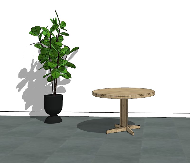 Eettafel Bunde | Diverse maatvoering