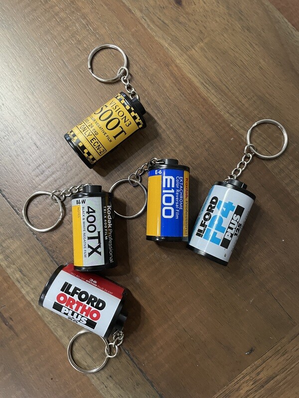 Film Cassette Keychain