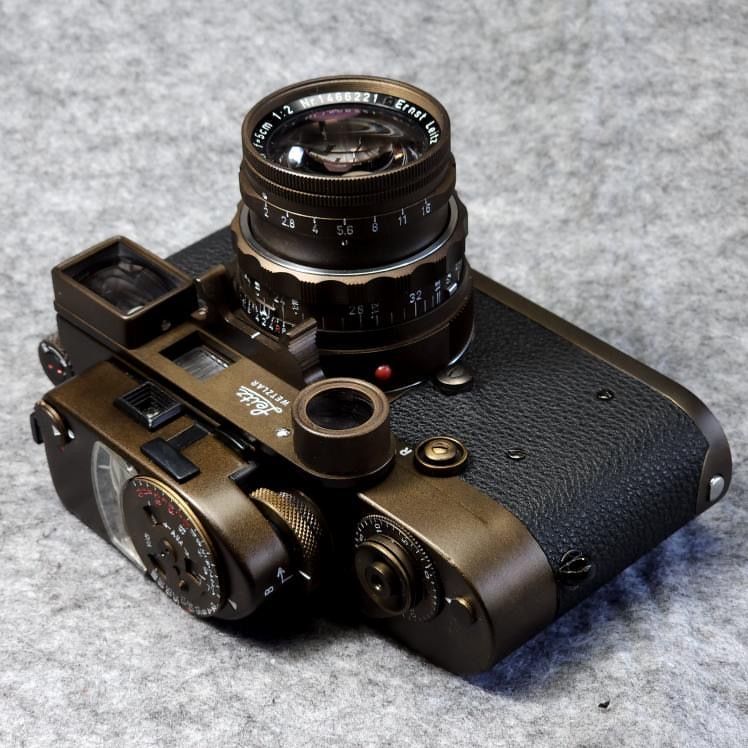 Leica M2 Black and Patina repaint and CLA Set Leica M2 Black and Patina repaint and CLA Set