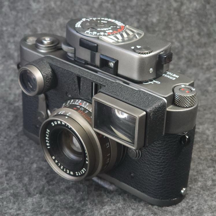 Leica M3 Repaint With 35mm 8 Element Summicron Lens With Goggles And Meter Freshly CLA’d