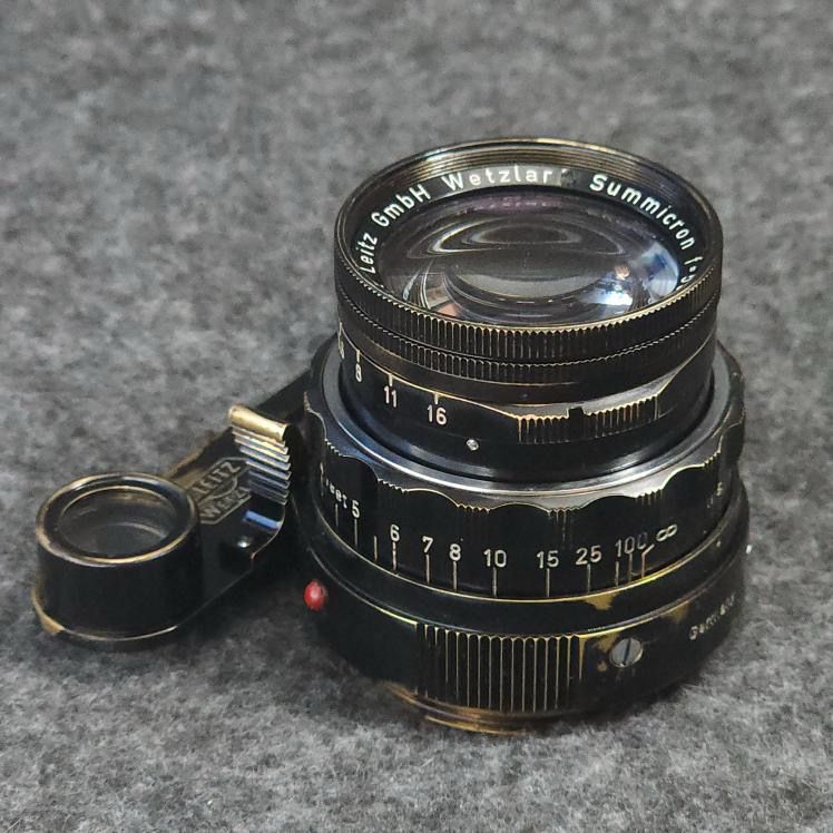 Leica M3 35mm Film Camera With 50mm Summicron DR And Meter, Fresh CLA