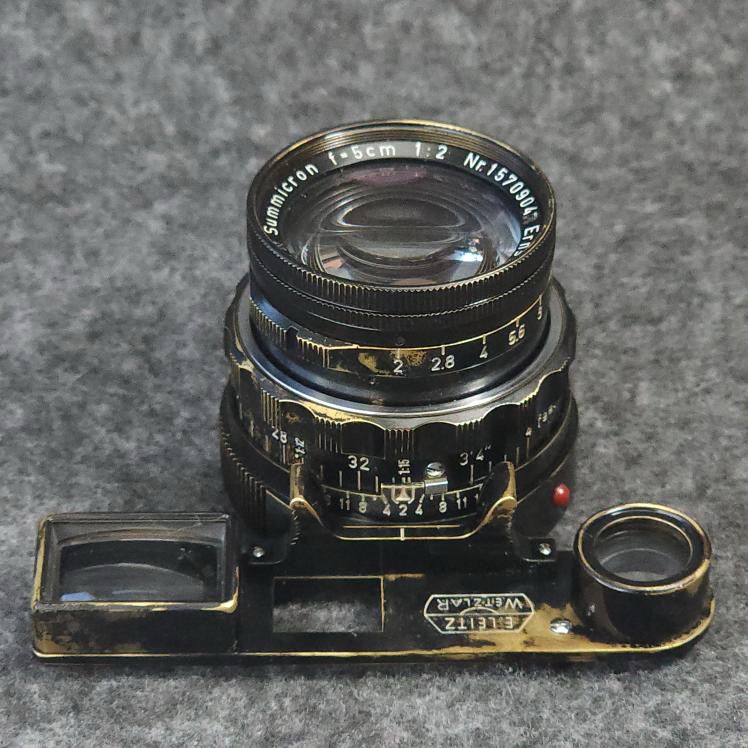 Leica M3 35mm Film Camera With 50mm Summicron DR And Meter, Fresh CLA