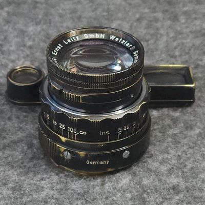 Leica M3 35mm Film Camera With 50mm Summicron DR And Meter, Fresh CLA