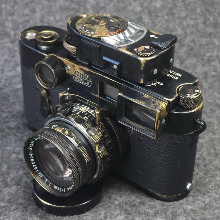 Leica M3 35mm Film Camera With 50mm Summicron DR And Meter, Fresh CLA