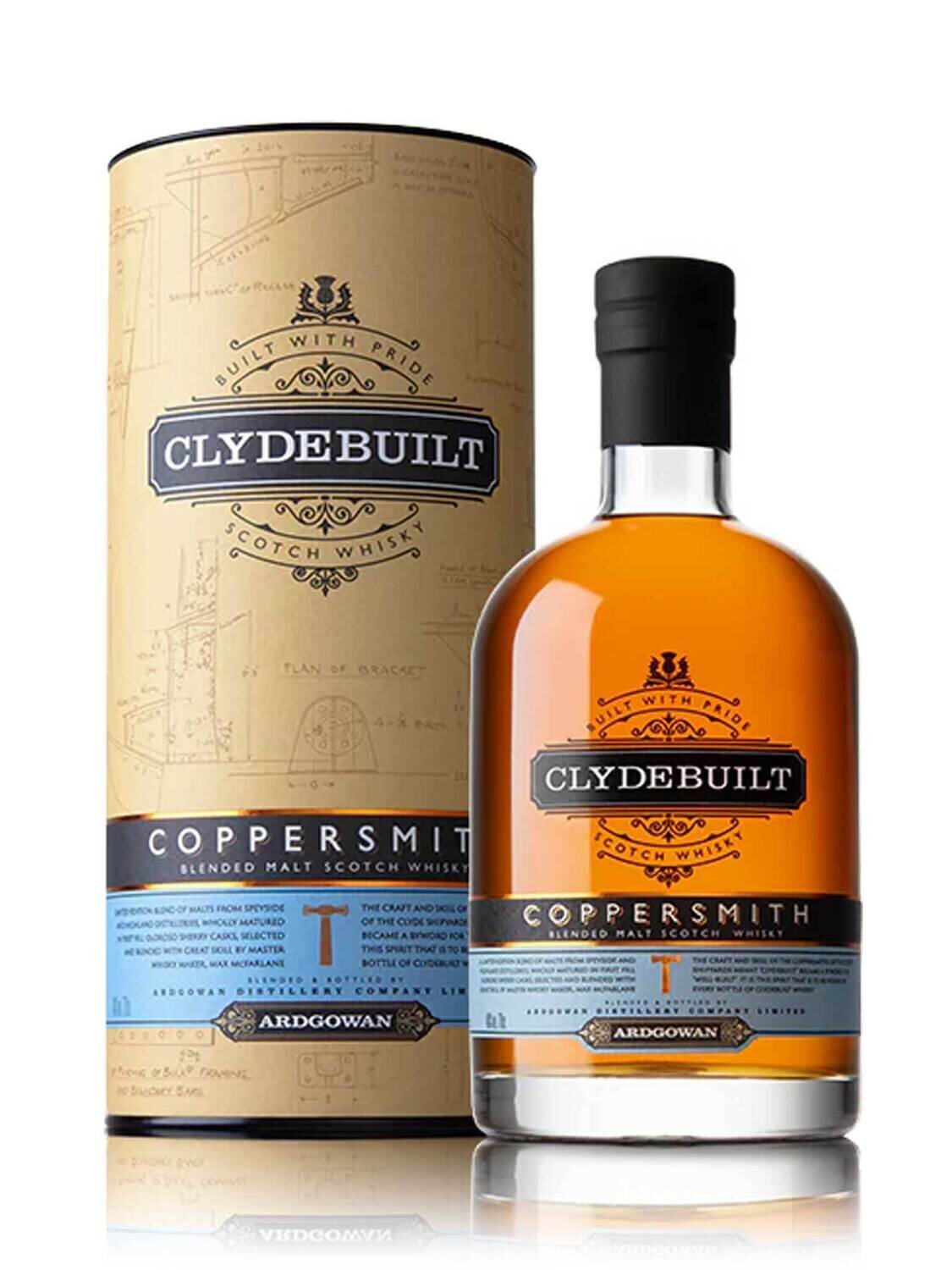 Ardgowan Clydebuilt Blended Malt Scotch Whisky 48% ABV 750mL