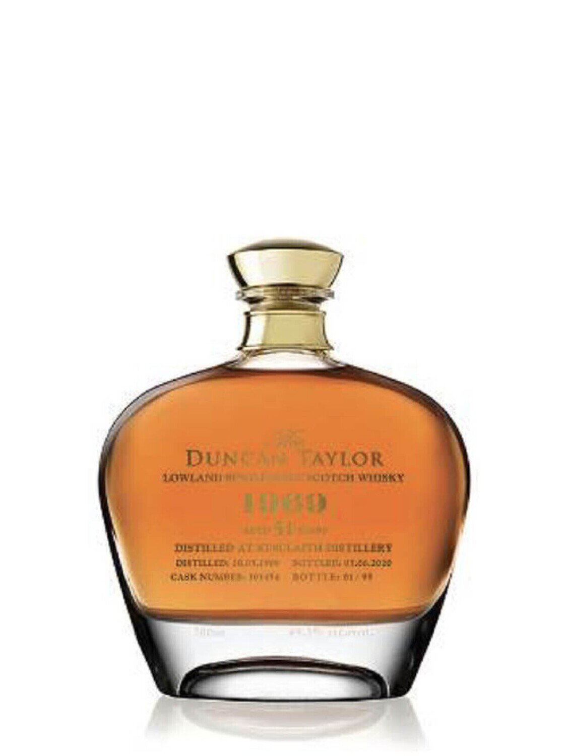 Duncan Taylor 1969 Kinclaith 51 Year Old Lowland Single Malt Scotch Whisky 49.3% ABV 700mL