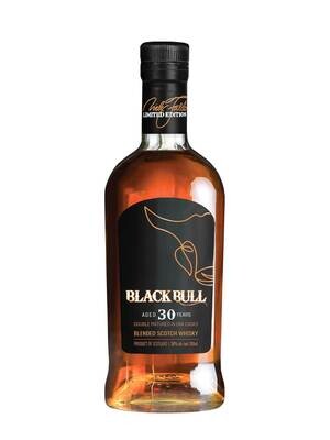 Black Bull 30 Year Old Blended Scotch Whisky Limited Edition 50% ABV 700mL