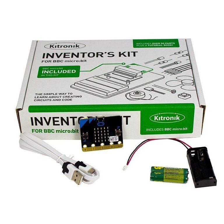 BBC micro:bit V2 with Inventor's Kit and Accessories