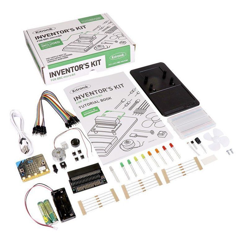 BBC micro:bit V2 with Inventor's Kit and Accessories