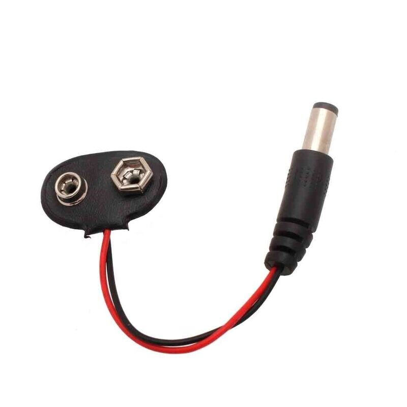 9V PP3 Battery Clip Lead to 2.1mm DC