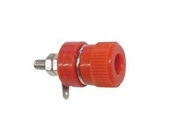 BINDING POSTS 4mm NICKEL - RED
