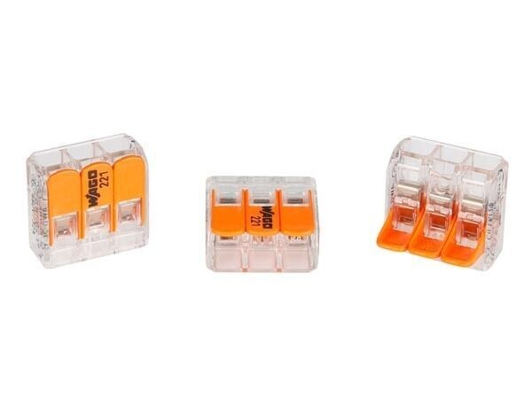 COMPACT SPLICING CONNECTOR 3 x 0.2 - 4 mm²