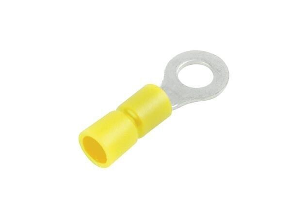 RING TERMINAL YELLOW 6.4mm