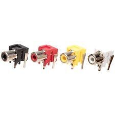 PCB Mounted White Phono Socket Red