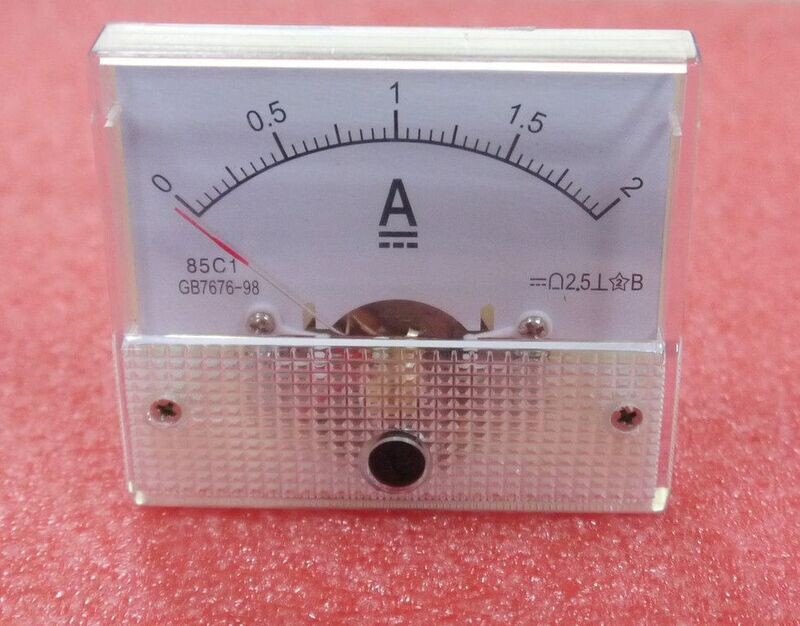 2A Analog Panel AMP Current Meter
