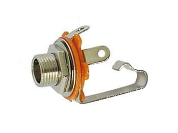 6.35mm FEMALE JACK CONNECTOR   MONO T2