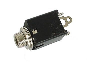 6.35mm FEMALE JACK CONNECTOR STEREO