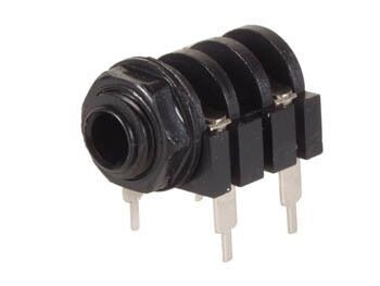 6.35mm FEMALE JACK CONNECTOR  MONO T1