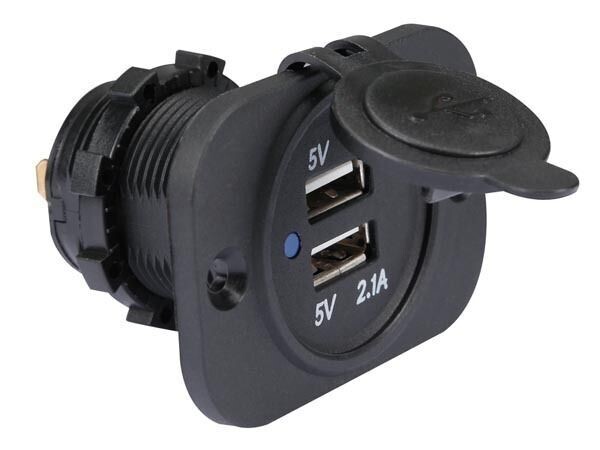 FLUSH MOUNT USB SOCKET (12-24 VDC