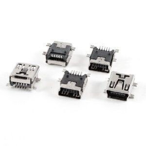 MiNi USB Female SMT SMD 5 Pin Socket