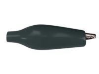 ALLIGATOR CLIP WITH BOOT 27mm - BLACK