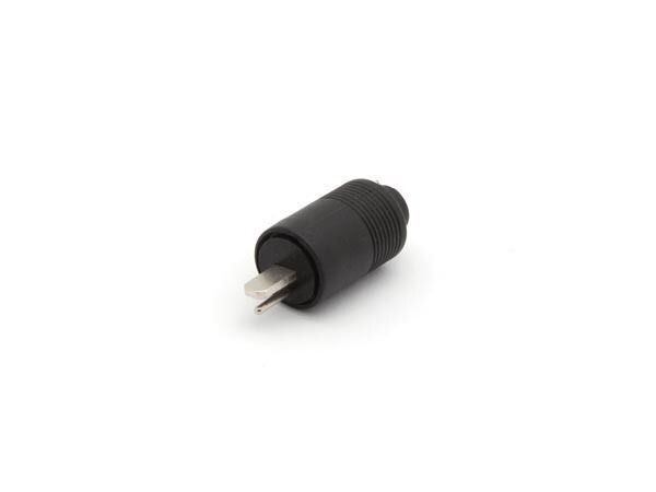 MALE 2P DIN PLUG WITH SCREW CONNECTION