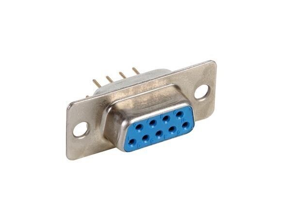 FEMALE 9-PIN SUB-D CONNECTOR - PCB