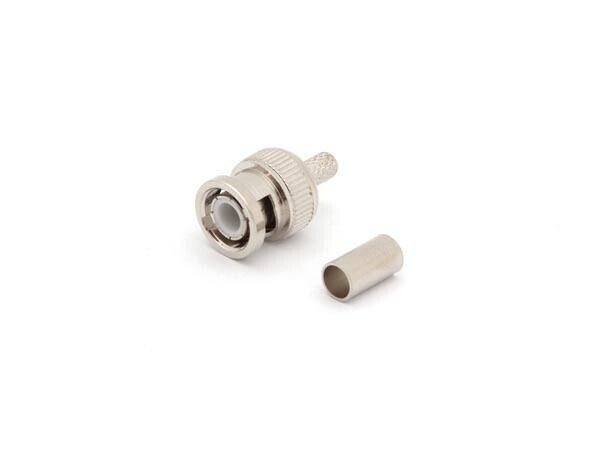 BNC MALE RG59/U, 3 parts CRIMP