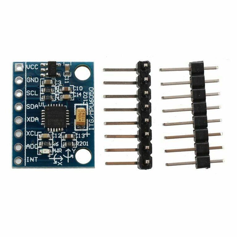 3-axis analog gyroscope + Acceleration sen
