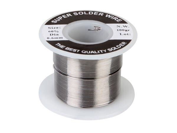 SOLDER 60-40 0.6mm 100g