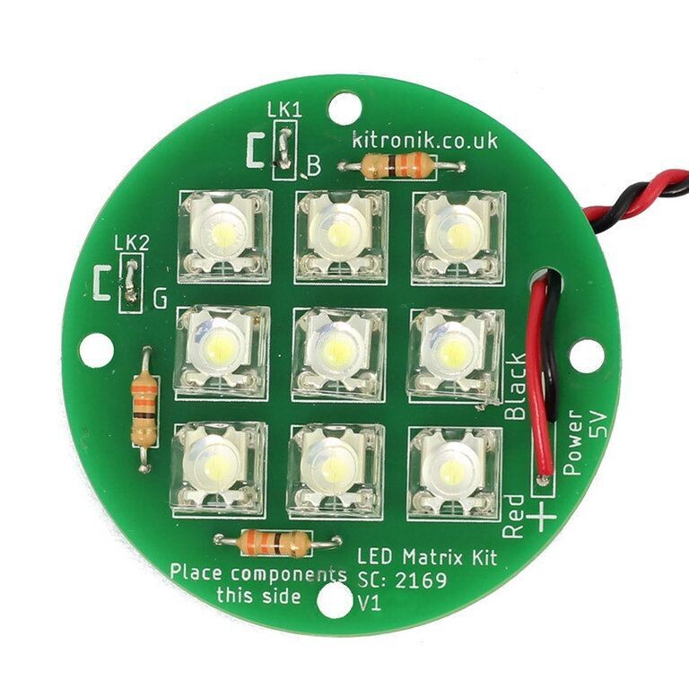 Round 5V LED Matrix Lamp