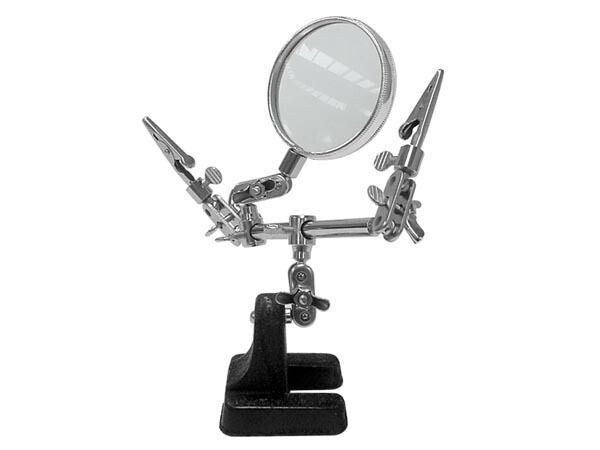 HELPING HAND WITH MAGNIFIER