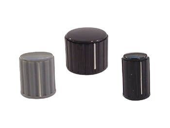 Velleman BUTTON BLACK WITH WHITE LINE